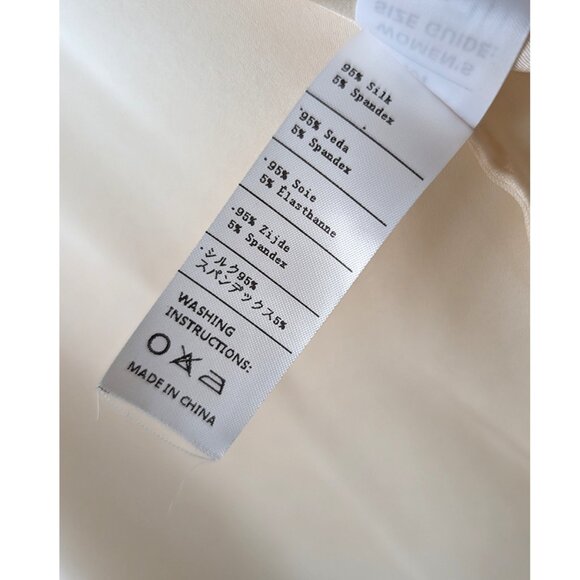 LilySilk Women Casual Color Block Silk Shirt - Size M - Picture 10 of 13